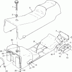 TRAIL TOURING - 0982362 Seat and gas tank trail touring 0982362 and europe...