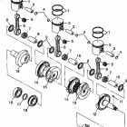 XLT SP - 0985776 Поршень и коленвал