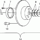 TRAIL TOURING - 0982362 Driven clutch trail touring 0982362 and european t...