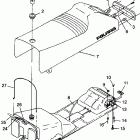 TRAIL RMK - 0980961 Seat and gas tank trail rmk 0980961