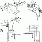 600 XCR - 0985677 Console and wire harness 600 xcr 0985677