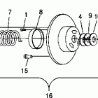E980958 EURO 600 RMK Driven clutch 600 rmk 0980958 and european 600 rmk...