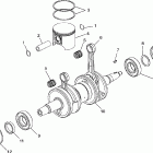 700 RMK - 0980966 Piston and crankshaft 700 rmk 0980966 and european...