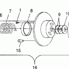 E981766 EURO 700 XC Привод сцепления