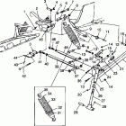 E980958 EURO 600 RMK Front suspension and ski