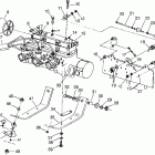 700 XCR - 0985678A Крепление двигателя