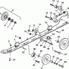 600 XC - 0981758 Rail mounting (suspension) 600 xc 0981758