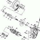 600 XCR - 0985677 Drive train 600 xcr 0985677