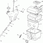 E970566 EURO 700 SKS Oil tank / air box 700 rmk 0970966, 700 sks 097056...