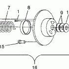 E972761 EURO TRAIL Driven clutch trail 0972761, european trail e97276...