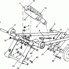 0970961 TRAIL RMK Front torque arm trail rmk 0970961