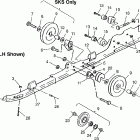 E970566 EURO 700 SKS Rail mounting (suspension) 700 rmk 0970966, 700 sk...