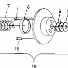 0970556 XLT SKS Driven clutch xlt 0970756, xlt sks 0970556, and xl...