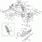 0973865 CLASSIC Front suspension and ski classic 0973865