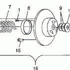0976768 RXL Driven clutch rxl 0976768