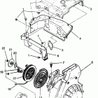 E972761 EURO TRAIL Blower housing & recoil starter trail 0972761, eur...