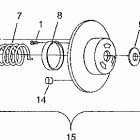 0972065 WIDETRAK LX Driven clutch widetrak lx 0972065 and  european wi...