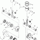 0970761 SUPER SPORT Piston and crankshaft super sport 0970761