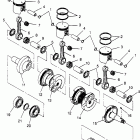 E971776 EURO 600 XC Поршень и коленвал