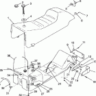 0975677 600 XCR Seat and gas tank 600 xcr 0975677, 600 xcr se h975...
