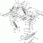 0976676 XLT SP Front suspension and ski xlt sp 0976676