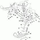 0970443 SPORT Front suspension and ski