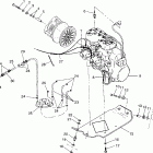 0972760 440 L/C Engine mounting 440 lc 0972760