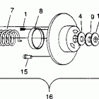 E973365 EURO CLASSIC TOURING Driven clutch classic touring 0973365 and european...