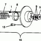 0973357 XLT TOURING Driven clutch xlt touring  0973357 and european xl...