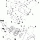 0970443 SPORT Корпус вентилятора и ручной стартер