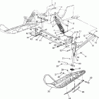 E972061 EURO WIDETRAK GT Front suspension and ski widetrak gt 0972061 and e...