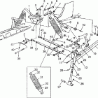 E970566 EURO 700 SKS Front suspension and ski 700 rmk 0970966, 700 sks ...