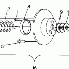 0975378 ULTRA TOURING Driven clutch ultra touring 0975378 and european u...