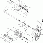 0962564 500 CARB SKS Drive train assembly 500 carb 0962764, 500 carb sk...