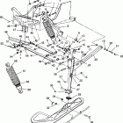 0961760 XCR 440 SP Front suspension and ski 440 xcr sp 0961760