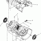 0963774 500 EFI Crankcase assembly 500 efi 0963774 and european 50...