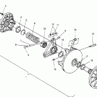 0962564 500 CARB SKS Drive clutch assembly 500 carb 0962764, 500 carb s...