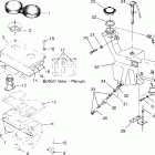 0965677 600 XCR SP Oil tank  /  air box assembly 600 xcr sp 0965677 a...