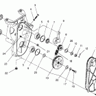 0962564 500 CARB SKS Chaincase assembly 500 carb 0962764, 500 carb sks ...