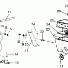 0961660 440 XCR Oil tank / air box 440 xcr 0961660