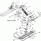 E963133 EURO LITE GT Front suspension and ski lite gt 0963133 and europ...