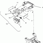 0962564 500 CARB SKS Brake assembly 500 carb 0962764, 500 carb sks 0962...