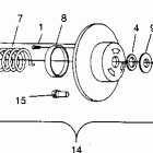 0960578 ULTRA SKS Driven clutch ultra sks 0960578, european ultra sk...