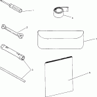 0961676 600 XCR Tool kit 600 xcr 0961676 and european 600 xcr e961...