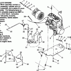 0961760 XCR 440 SP Engine mounting 440 xcr sp 0961760