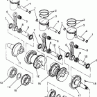 0965782 STORM Piston and crankshaft storm 0965782, storm sks 096...