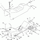0965677 600 XCR SP Seat and gas tank assembly 600 xcr sp 0965677 and ...
