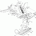 0960243 SPORT TOURING Front suspension and ski sport 0960443, sport tour...