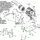 0961660 440 XCR Engine mounting 440 xcr 0961660