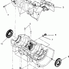0961760 XCR 440 SP Crankcase 440 xcr sp 0961760